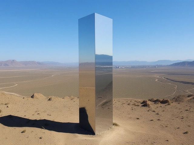 लास वेगास के रेगिस्तान में दिखा रहस्यमय शीशे जैसा मोनोलिथ, दुनिया भर में दोहराया गया रहस्य